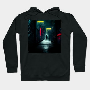 neon alley Hoodie